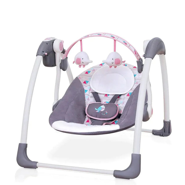 Mastela Deluxe Baby Swing with Music, Timer & Toy Bar – Multi-Function Infant Comfort Seat