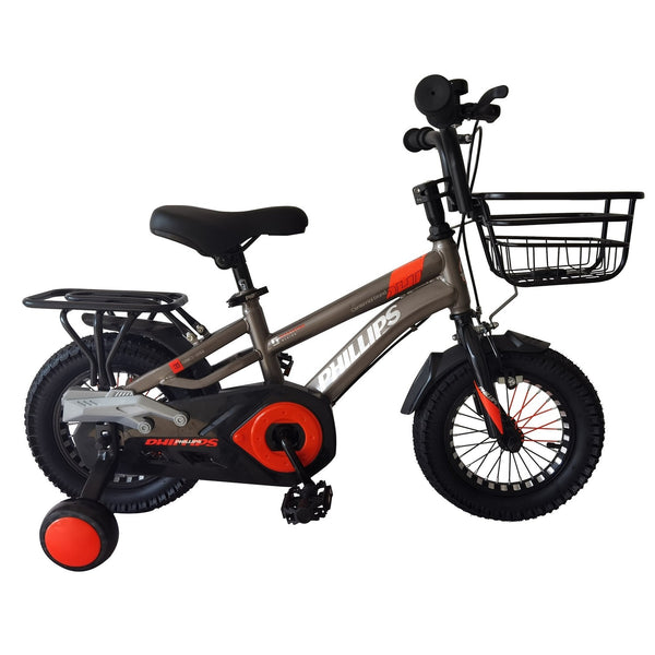 Phillips Kids Bicycle- Orange and Grey - 16inch