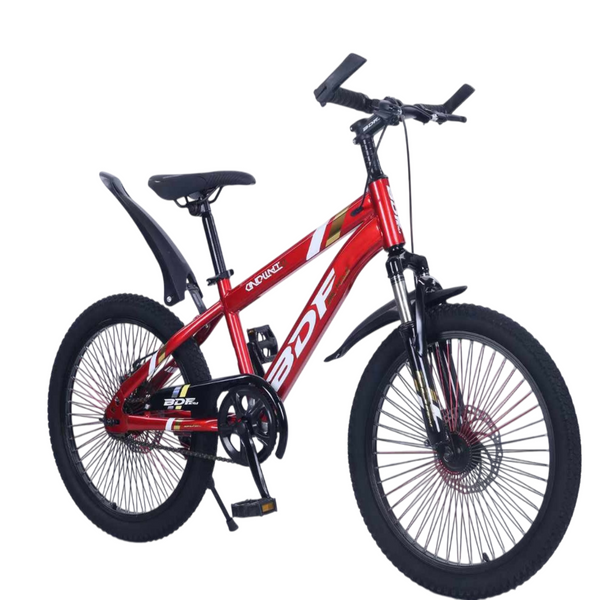 BDF 24" Sports Mountain Bicycle – Red (Geared)