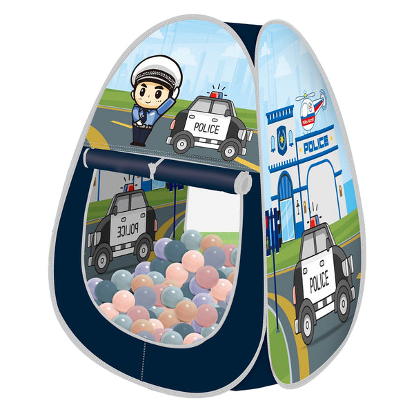 Fun Police Tent House Ball Pit Play House - Babies World
