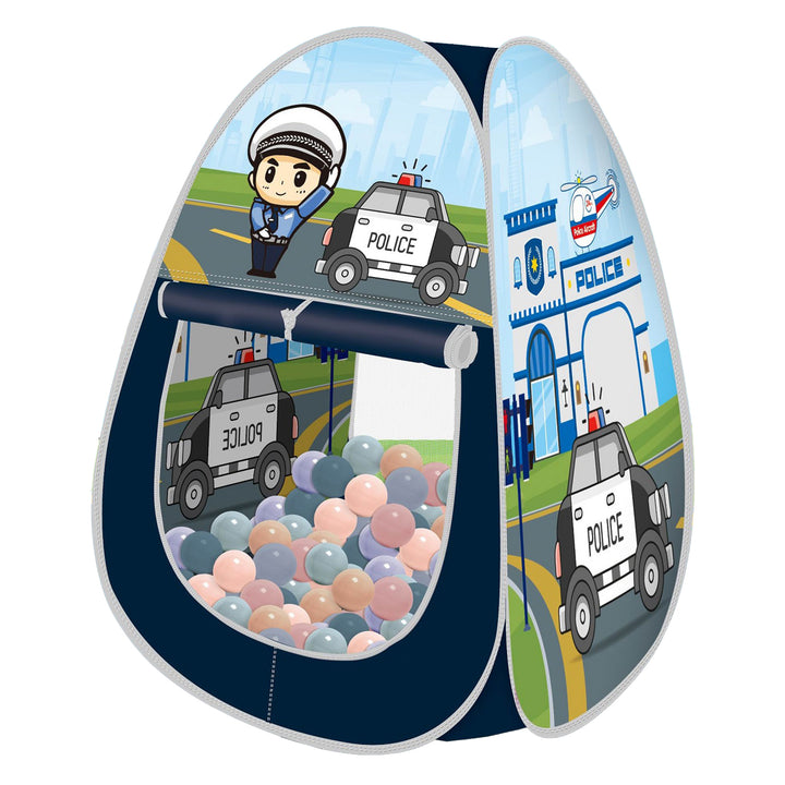 Fun Police Tent House Ball Pit Play House - Babies World
