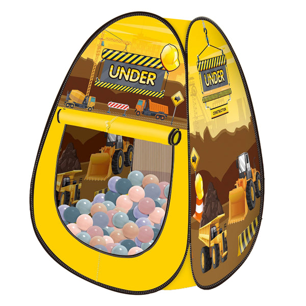 Under Construction Tent House Ball Pit Play House - Babies World